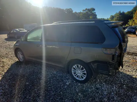 2011 Toyota Sienna Xle 8-Passenger VIN 5TDYK3DC9BS145900 фото 2