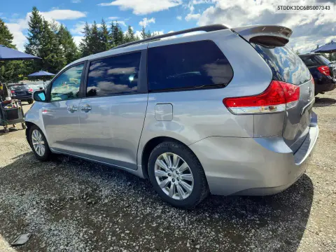 2011 Toyota Sienna Xle 7-Passenger VIN 5TDDK3DC6BS007343 фото 2