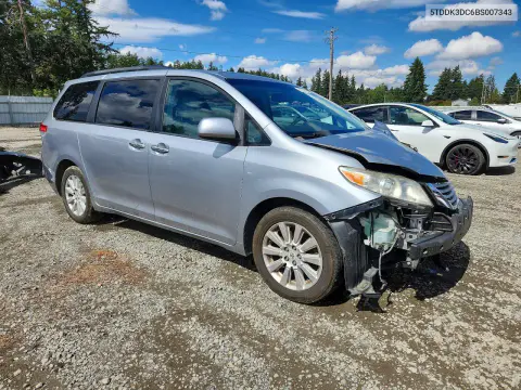 2011 Toyota Sienna Xle 7-Passenger VIN 5TDDK3DC6BS007343 фото 4