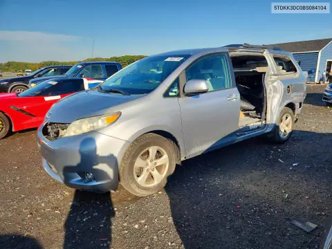 5TDKK3DC0BS084104 — 2011 Toyota Sienna, Сторона, фото до ремонта