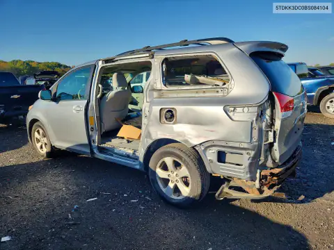 5TDKK3DC0BS084104 — 2011 Toyota Sienna, фото 2 с аукциона Copart, Сторона