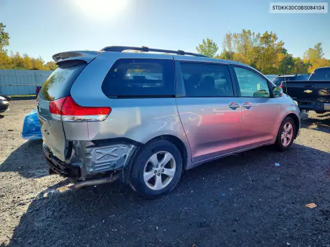 5TDKK3DC0BS084104 — 2011 Toyota Sienna, фото 3 с аукциона Copart, Сторона