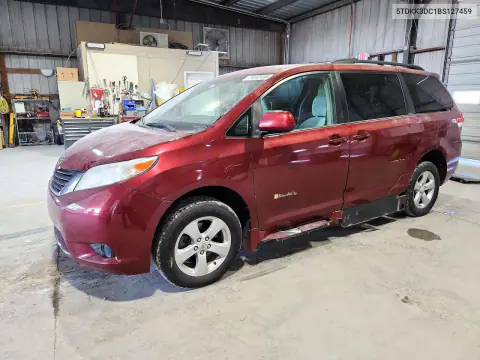 2011 Toyota Sienna Le VIN 5TDKK3DC1BS127459 фото 1