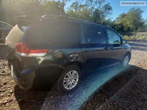 2011 Toyota Sienna VIN 5TDYK3DC0BS167137 фото 3