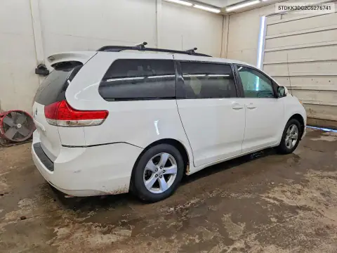 5TDKK3DC2CS276741 — 2012 Toyota Sienna, фото 3 с аукциона Copart, Сторона