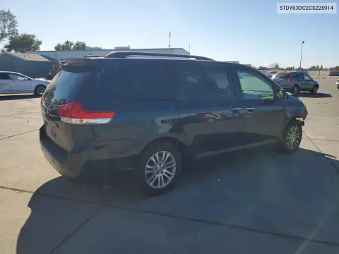 2012 Toyota Sienna Xle 8-Passenger VIN 5TDYK3DC2CS225914 фото 3