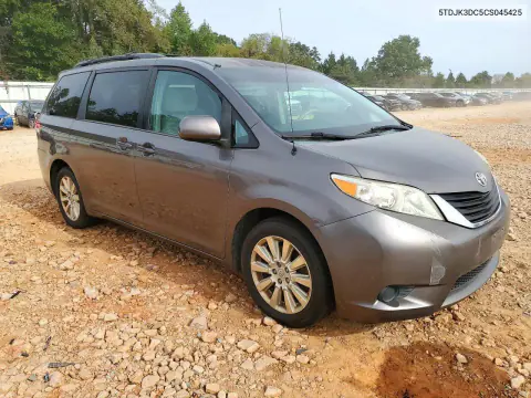 2012 Toyota Sienna Le VIN 5TDJK3DC5CS045425 фото 4