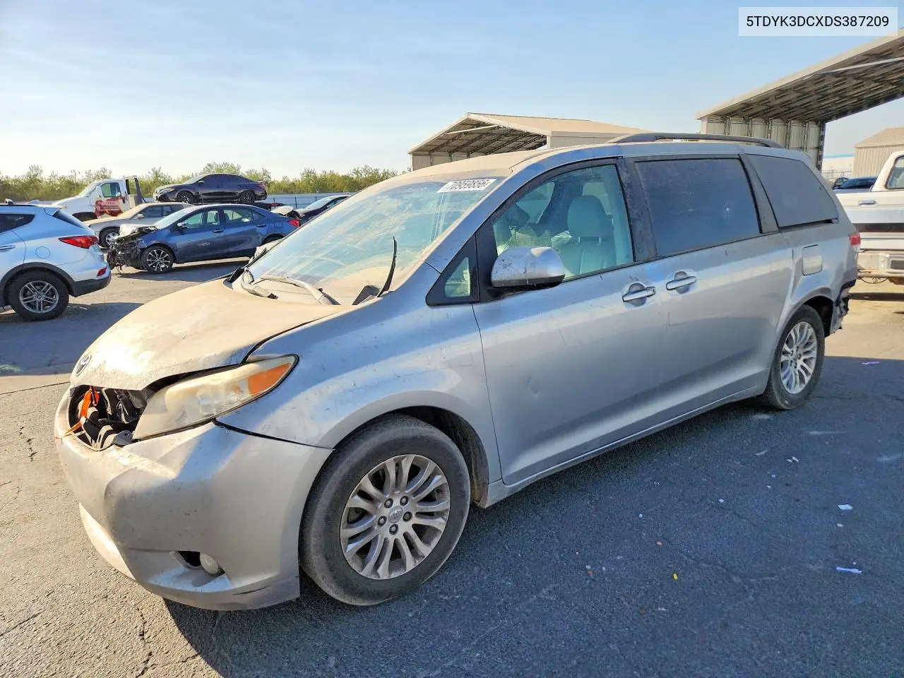 2013 Toyota Sienna Xle 8-Passenger VIN 5TDYK3DCXDS387209 фото 1