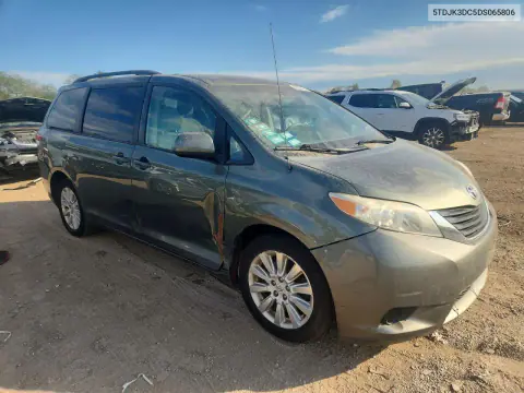 2013 Toyota Sienna Le VIN 5TDJK3DC5DS065806 фото 4