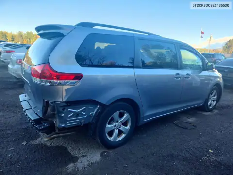 5TDKK3DC3ES435530 — 2014 Toyota Sienna, фото 3 с аукциона Copart, Передняя часть
