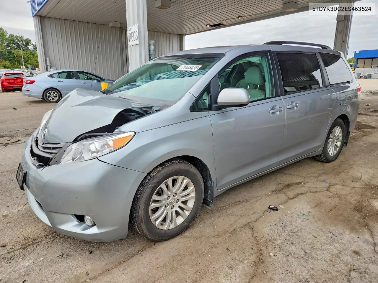 2014 Toyota Sienna Xle 8-Passenger VIN 5TDYK3DC2ES463524 фото 1