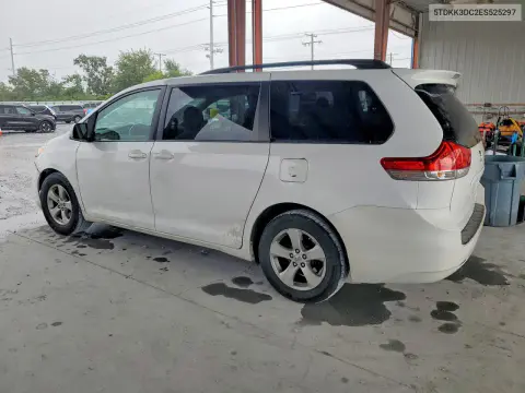 2014 Toyota Sienna Le VIN 5TDKK3DC2ES525297 фото 2
