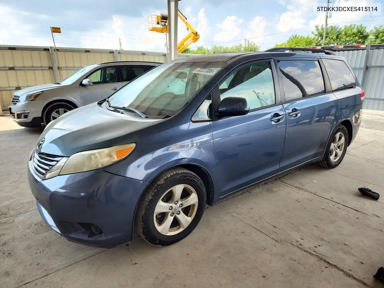 2014 Toyota Sienna Le VIN 5TDKK3DCXES415114 фото 1