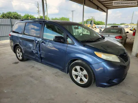 2014 Toyota Sienna Le VIN 5TDKK3DCXES415114 фото 4