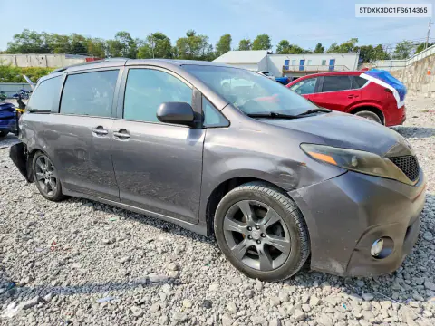 2015 Toyota Sienna Sport VIN 5TDXK3DC1FS614365 фото 4