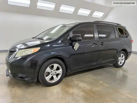 2015 Toyota Sienna Le VIN 5TDKK3DC4FS680788 фото 1