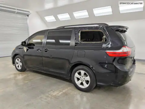 2015 Toyota Sienna Le VIN 5TDKK3DC4FS680788 фото 2