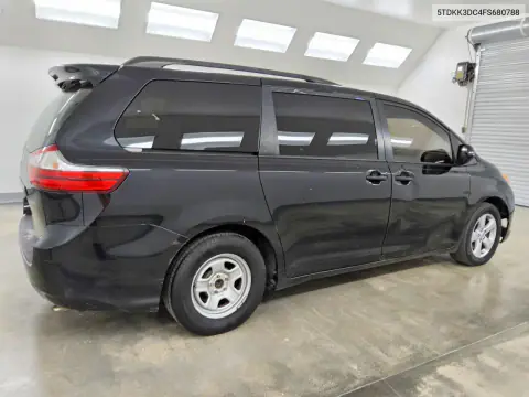 2015 Toyota Sienna Le VIN 5TDKK3DC4FS680788 фото 3