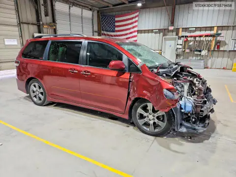 2015 Toyota Sienna Sport VIN 5TDXK3DC7FS579458 фото 4