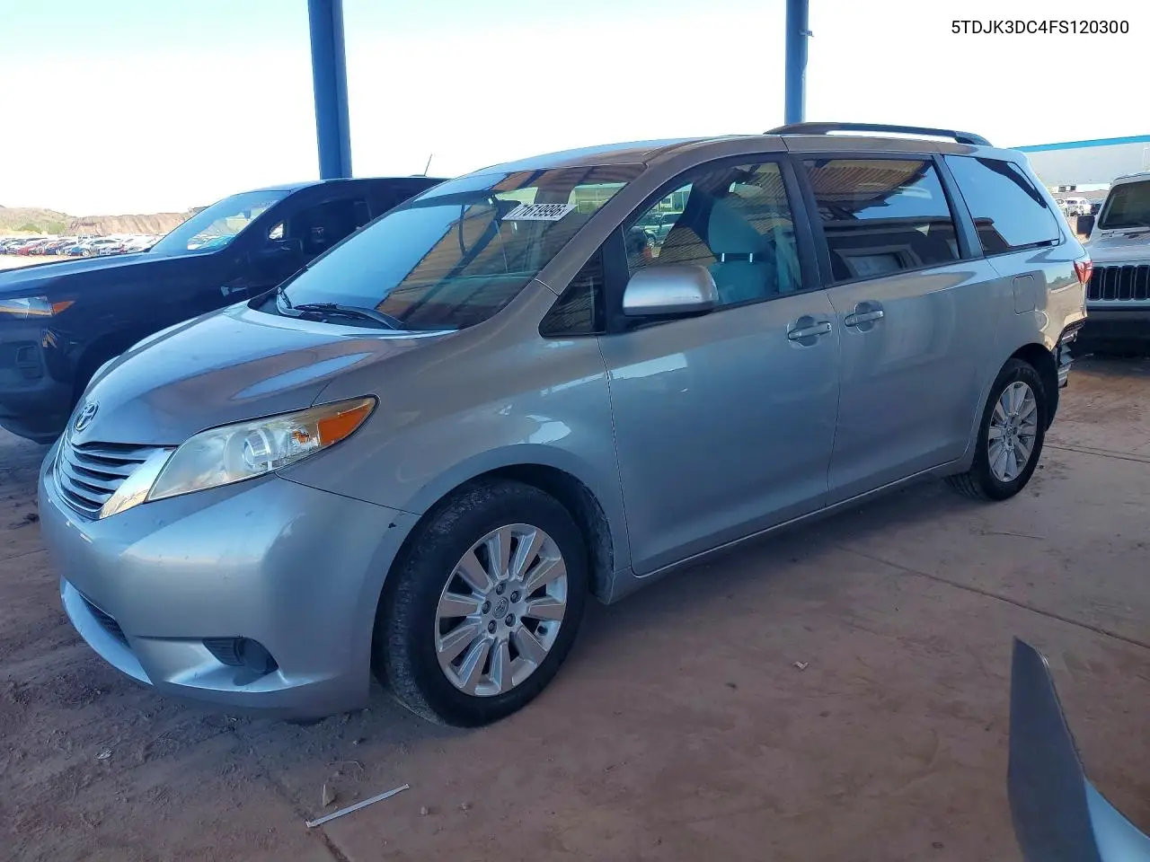 2015 Toyota Sienna Le VIN 5TDJK3DC4FS120300 фото 1