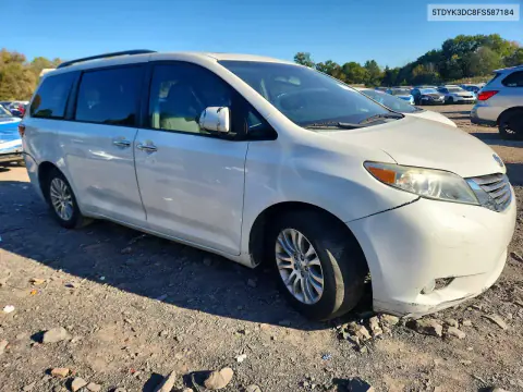 2015 Toyota Sienna Xle Premium 8-Passenger VIN 5TDYK3DC8FS587184 фото 4