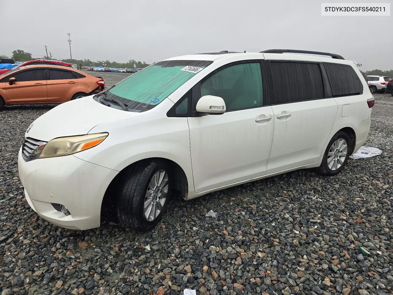 2015 Toyota Sienna Limited Premium 7-Passenger VIN 5TDYK3DC3FS540211 фото 1