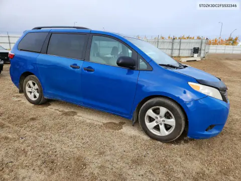 2015 Toyota Sienna VIN 5TDZK3DC2FS532346 фото 4