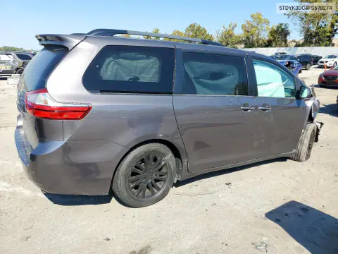 2015 Toyota Sienna Xle 8-Passenger VIN 5TDYK3DC4FS678274 фото 3