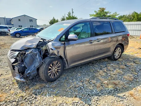 5TDYK3DC9GS751902 — 2016 Toyota Sienna, Передняя часть (Front End), фото до ремонта