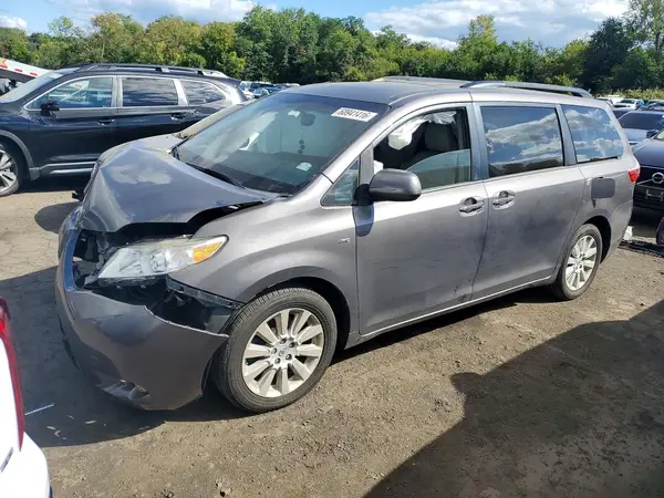 5TDDK3DC4GS131666 — 2016 Toyota Sienna, Передняя часть (Front End), фото до ремонта