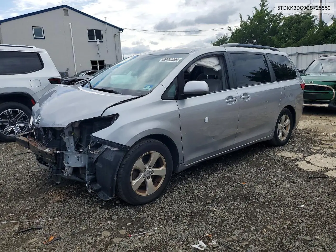2016 Toyota Sienna Le VIN 5TDKK3DC9GS725550 фото 1