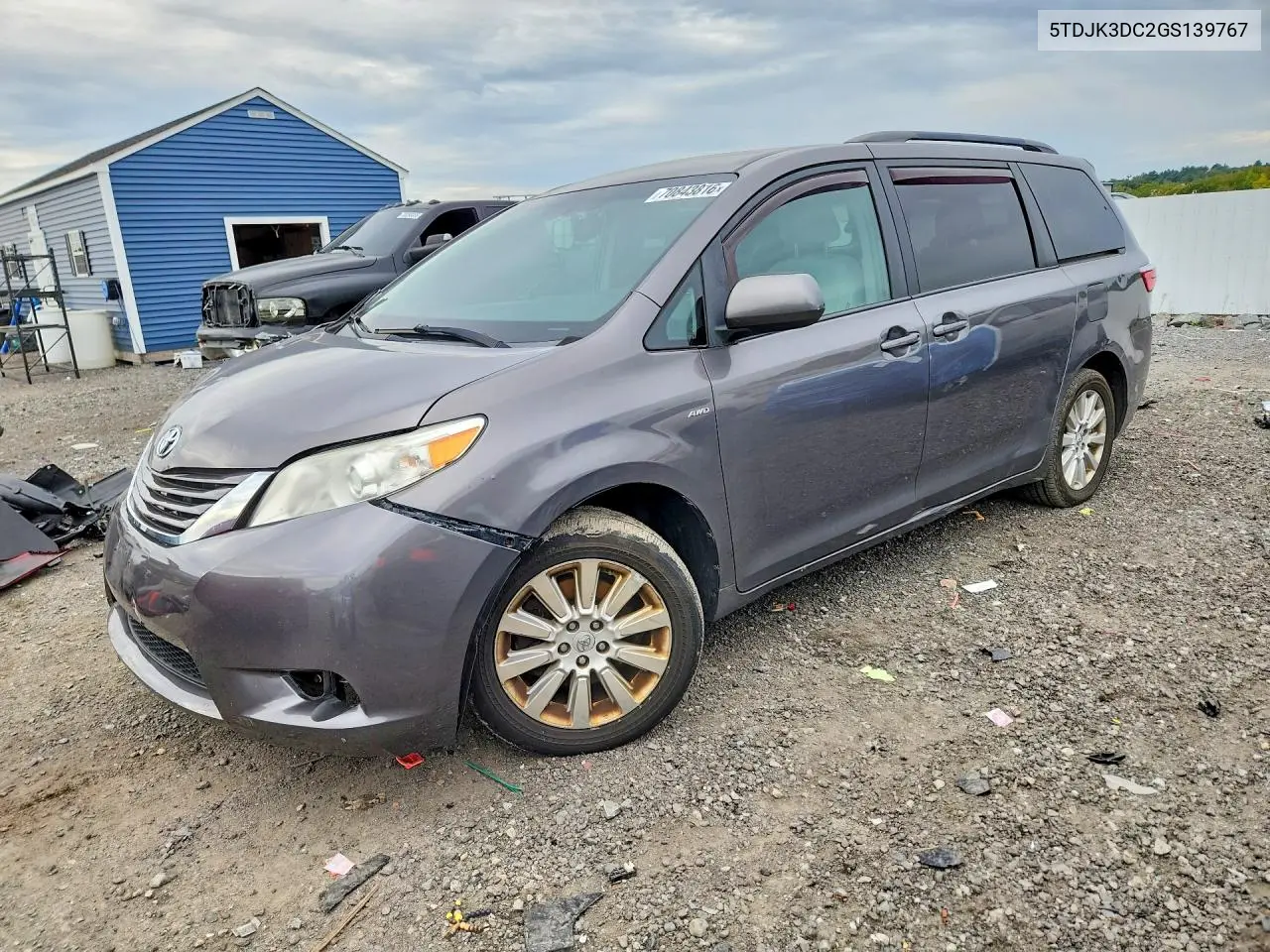 2016 Toyota Sienna Le VIN 5TDJK3DC2GS139767 фото 1