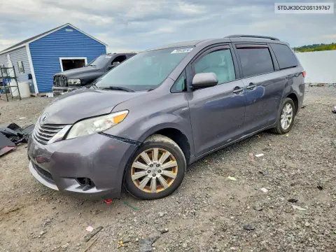 2016 Toyota Sienna Le VIN 5TDJK3DC2GS139767 фото 1
