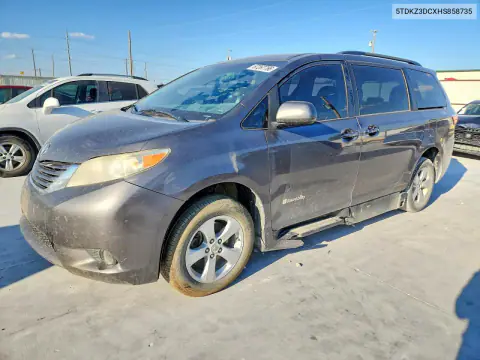 2017 Toyota Sienna Le VIN 5TDKZ3DCXHS858735 фото 1