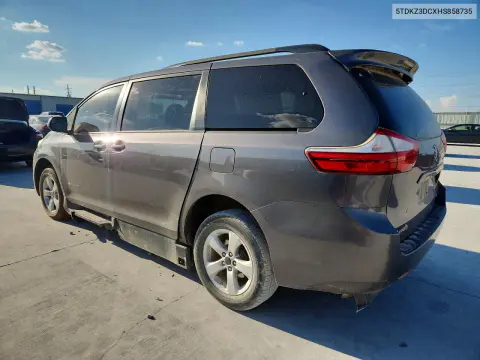 2017 Toyota Sienna Le VIN 5TDKZ3DCXHS858735 фото 2