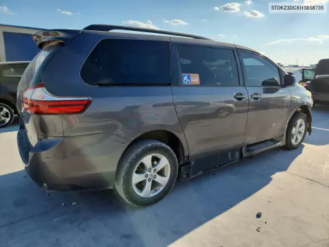 2017 Toyota Sienna Le VIN 5TDKZ3DCXHS858735 фото 3