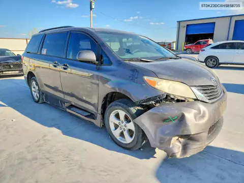 2017 Toyota Sienna Le VIN 5TDKZ3DCXHS858735 фото 4