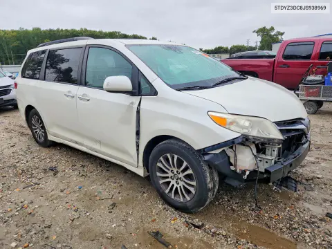 2018 Toyota Sienna Xle 8-Passenger VIN 5TDYZ3DC8JS938969 фото 4