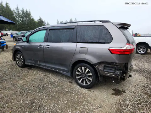 2018 Toyota Sienna Xle 7-Passenger VIN 5TDDZ3DCXJS196802 фото 2
