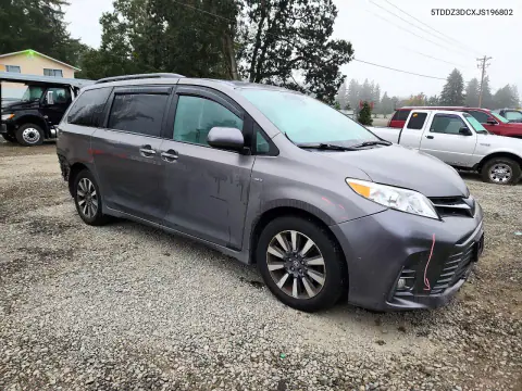 2018 Toyota Sienna Xle 7-Passenger VIN 5TDDZ3DCXJS196802 фото 4