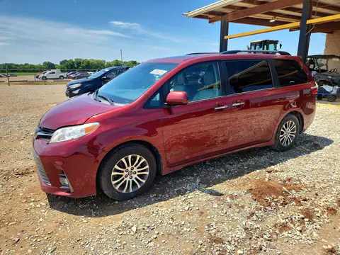5TDYZ3DC8KS989602 — 2019 Toyota Sienna, Передняя часть (Front End), фото до ремонта