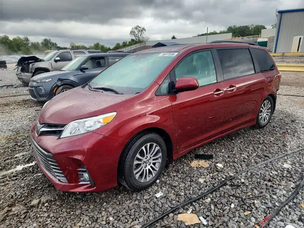 5TDYZ3DC4KS967189 — 2019 Toyota Sienna, Задняя часть (Rear End), фото до ремонта