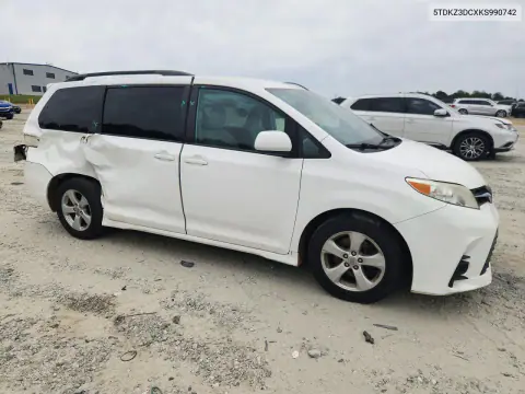 2019 Toyota Sienna Le VIN 5TDKZ3DCXKS990742 фото 4