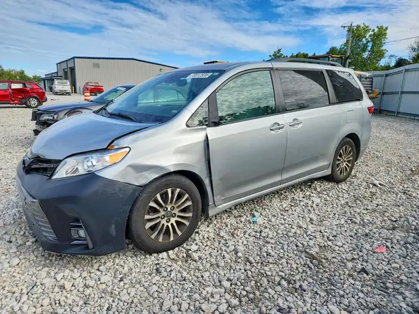 5TDYZ3DC4KS973624 — 2019 Toyota Sienna, Передняя часть (Front End), фото до ремонта