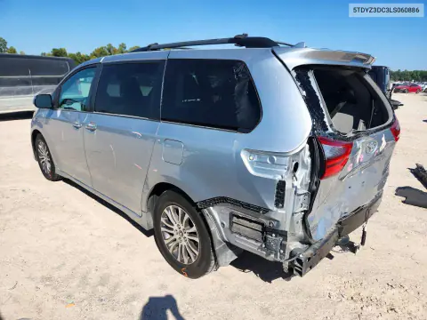 2020 Toyota Sienna Xle 8-Passenger VIN 5TDYZ3DC3LS060886 фото 2
