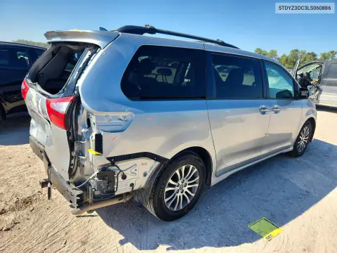 2020 Toyota Sienna Xle 8-Passenger VIN 5TDYZ3DC3LS060886 фото 3