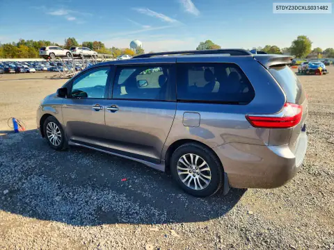 5TDYZ3DCXLS031482 — 2020 Toyota Sienna, фото 2 с аукциона Copart 16.10.2026, Мелкие вмятины и царапины