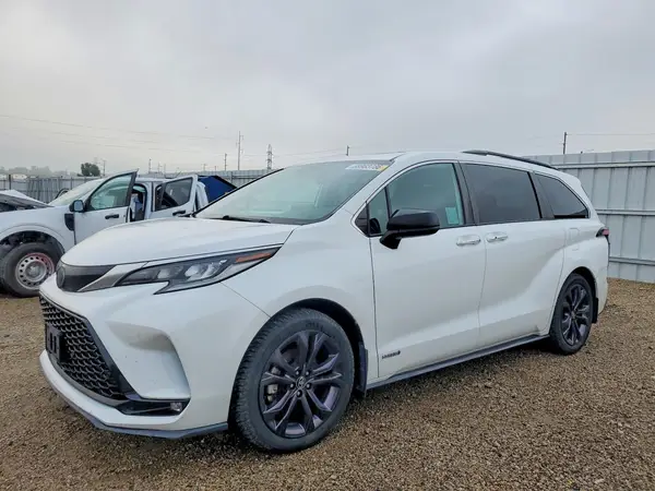 5TDDRKEC2MS024146 — 2021 Toyota Sienna, Задняя часть (Rear End), фото до ремонта