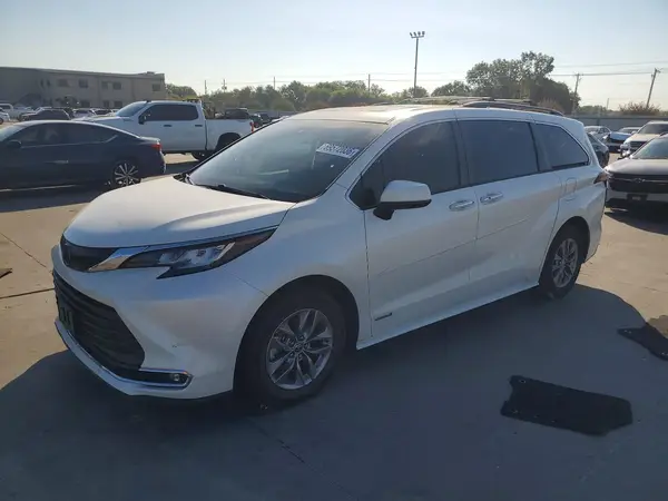 5TDYRKEC0MS033025 — 2021 Toyota Sienna, Боковая часть (Side), фото до ремонта