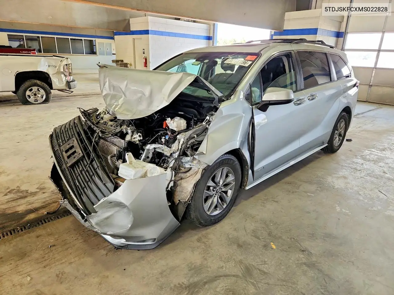 2021 Toyota Sienna Xle VIN 5TDJSKFCXMS022828 фото 1